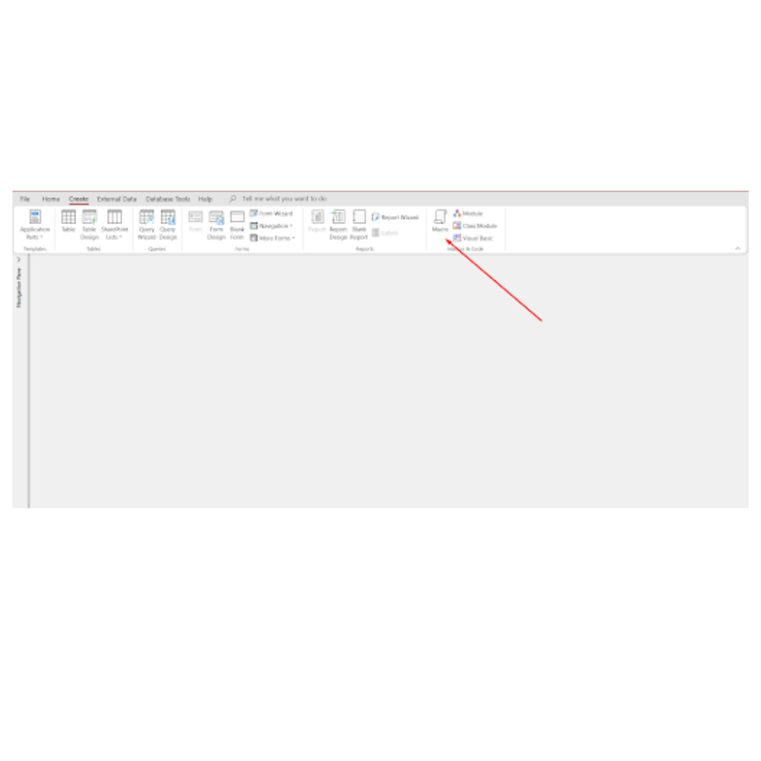 how to view embedded macros in access